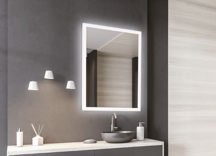 smarter LED- Spiegel 2040, rechteckig, (3000 - 4000 - 6500 K)