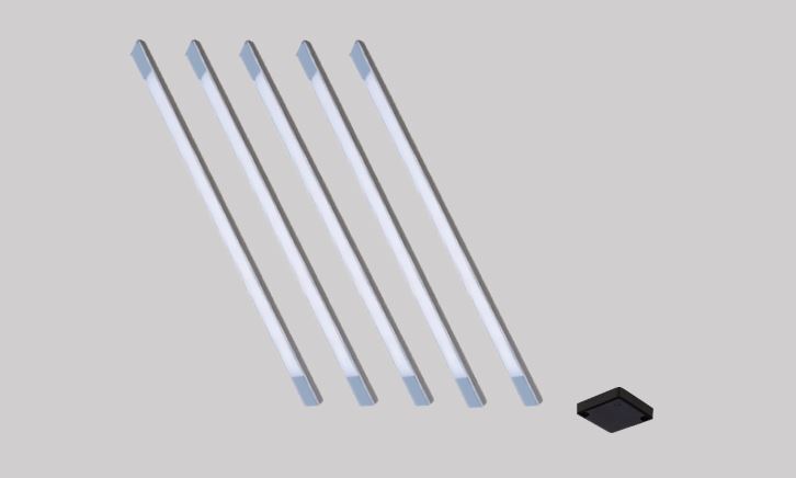 Mini-Profilleuchten-Set 963-5 3000 K