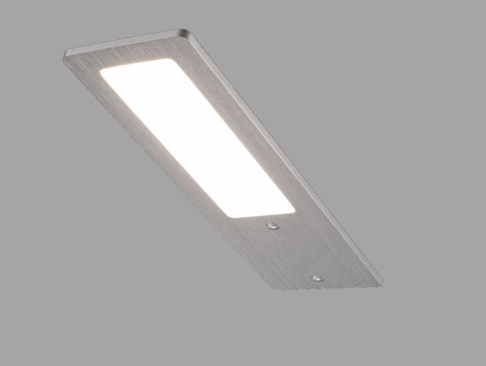 Einzelleuchte 6167 Aluminium gebürstet (4000 K)