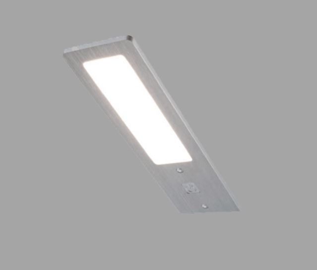 Einzelleuchte m. Schalter 6170 Aluminium gebürstet (3000 K)